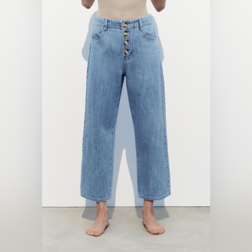 Zara | Soft Culotte Jeans